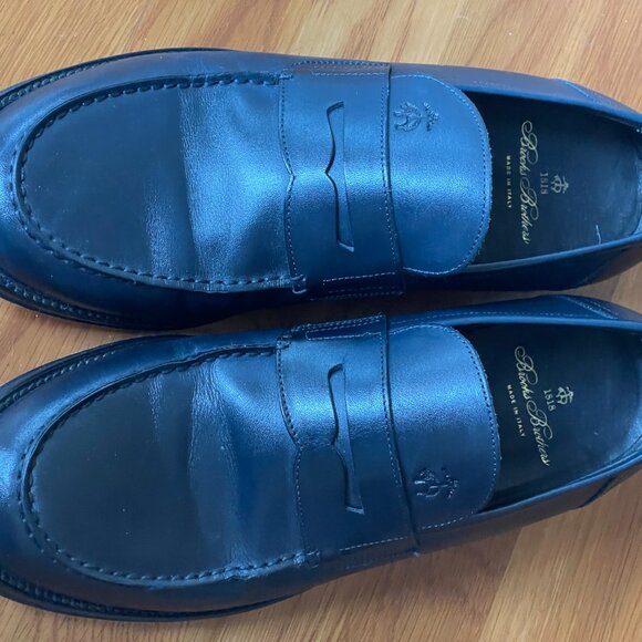Brooks Brothers leather penny loafers 8.5 - Picture 3 of 6